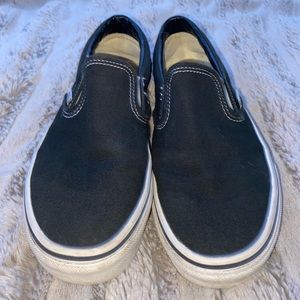 black slip on vans